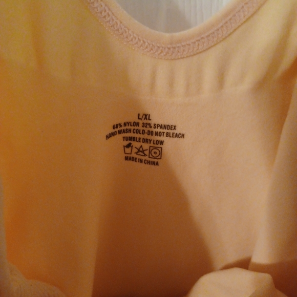 Yellow Bodysuit with Zipper - Picture 2 of 3